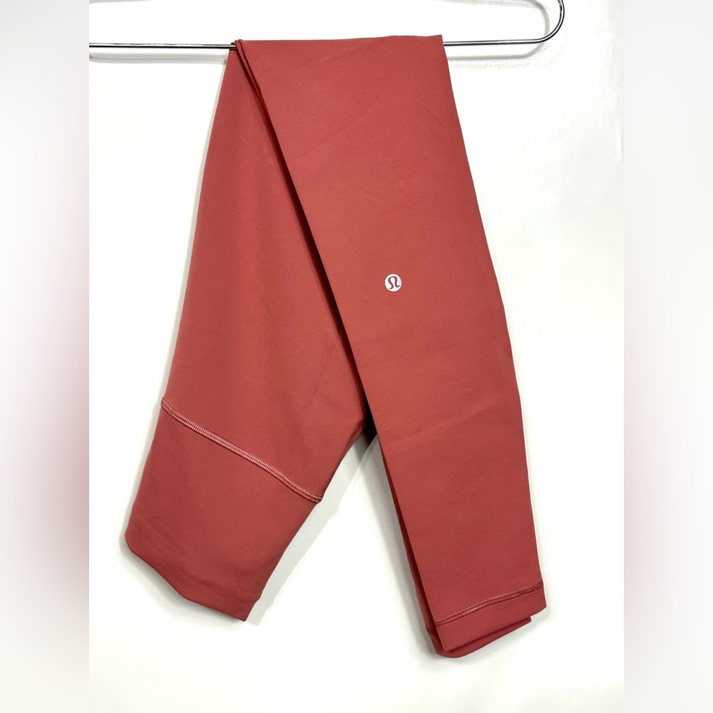 Lululemon Align High Rise Pant 28" Size 4 Color Chianti